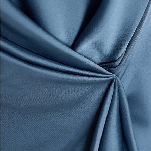 Significant Other Alyssa Draped Satin Mini Dress - Picture 5 of 6